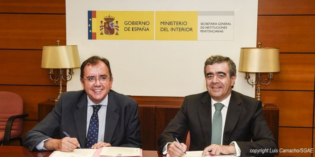  La Sociedad General de Autores y Editores (SGAE) y  la Secretaría General de Instituciones Penitenciarias suscriben un Protocolo General de Actuación 